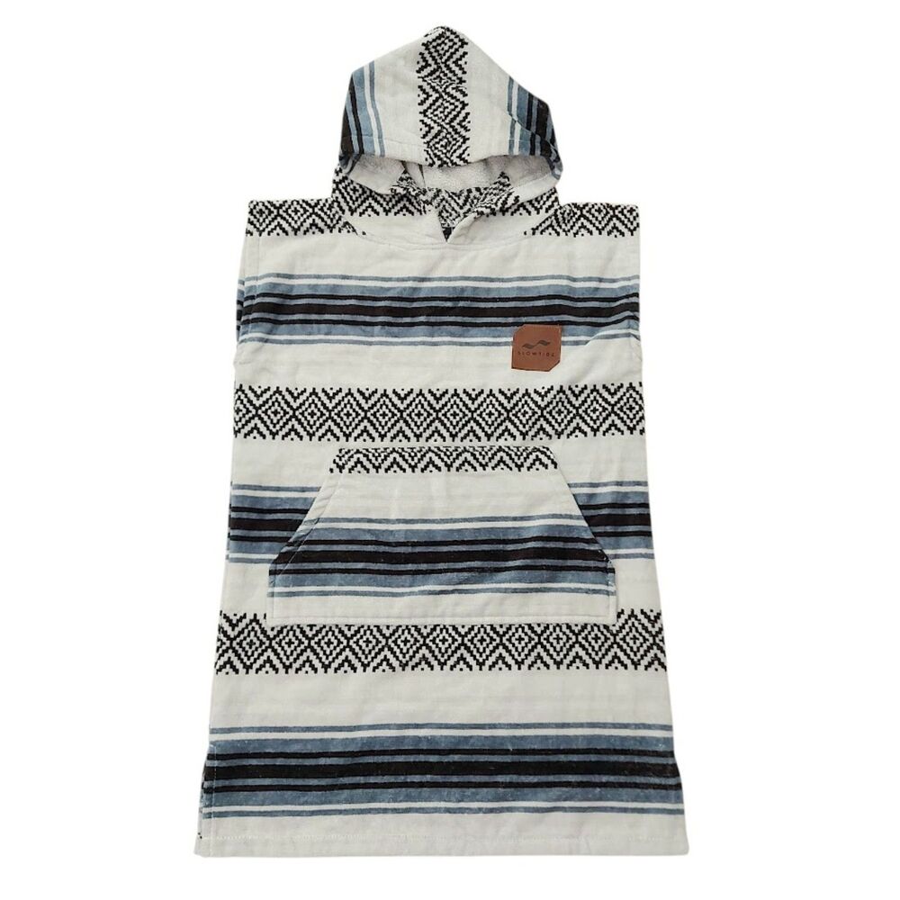 Slowtide Terrycloth Changing Hooded Poncho Kids 5-10 Years 100% Cotton Beach